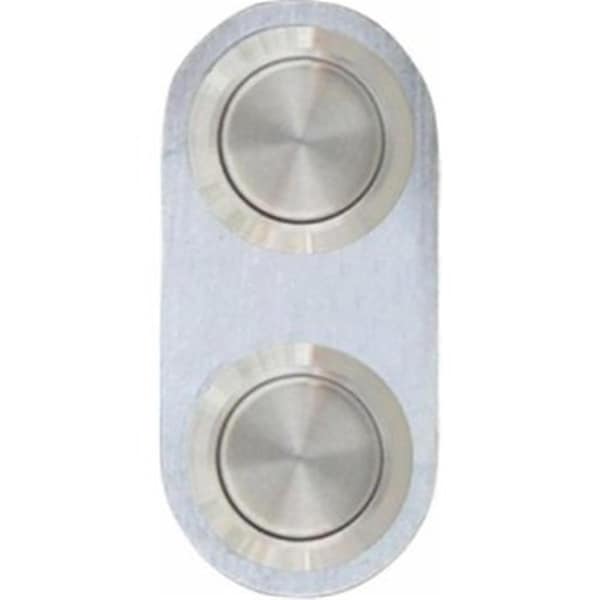 Autoloc Power Accessories Daytona Billet Switch With No Illumination - Single Switch 12538 - main